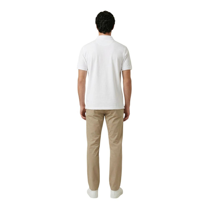 Gant White Cotton Polo Shirt