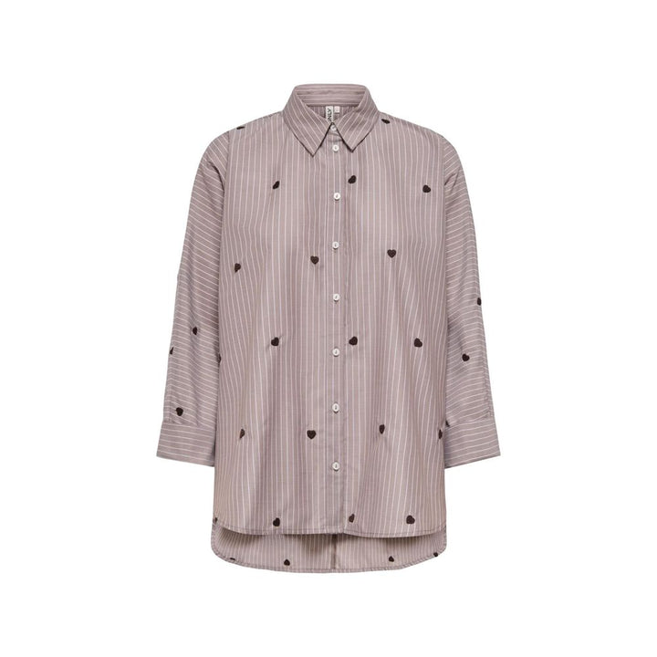 Only Brown Recycled Polyester Blouse