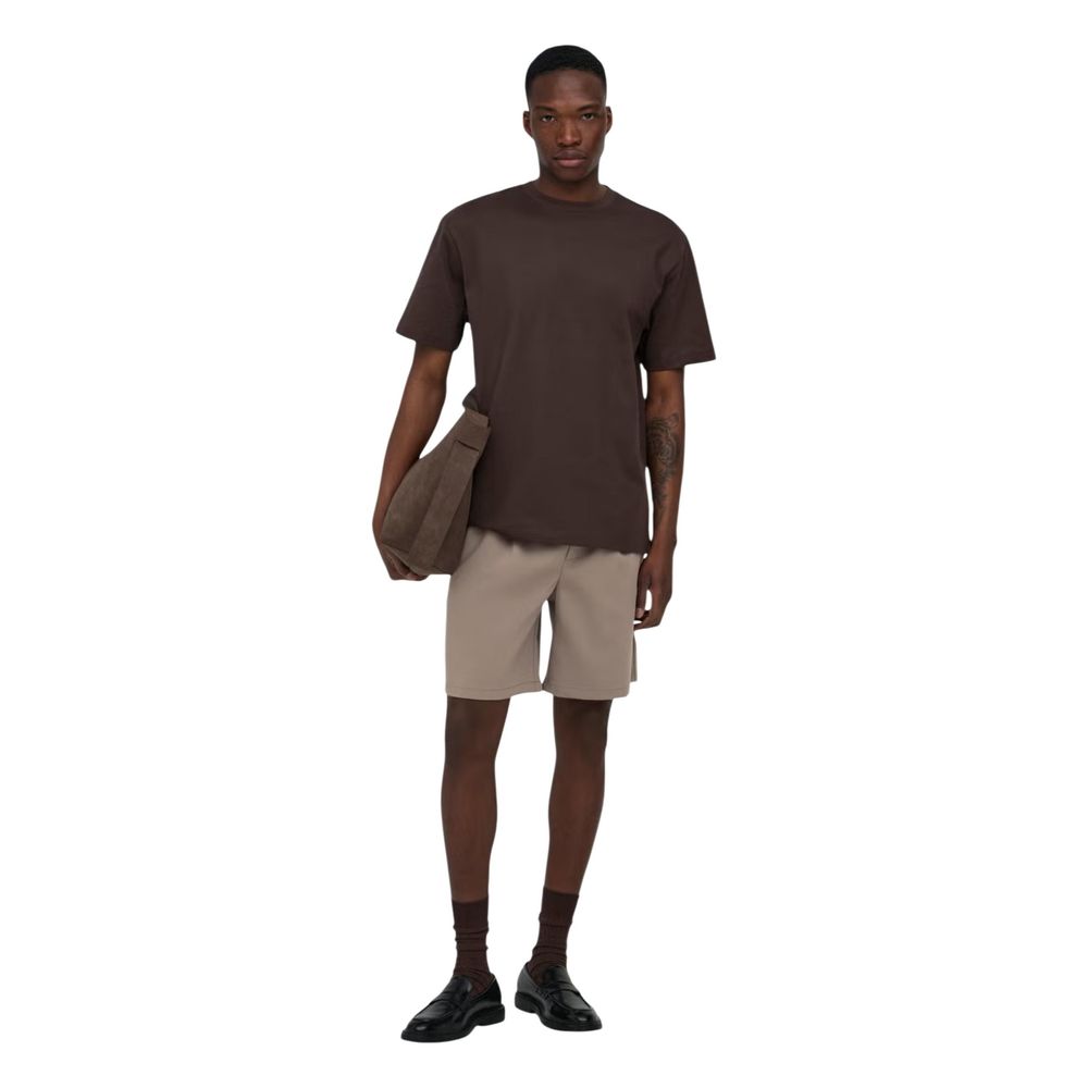 Only &amp; Sons Beige Recycled Polyester Bermuda Shorts