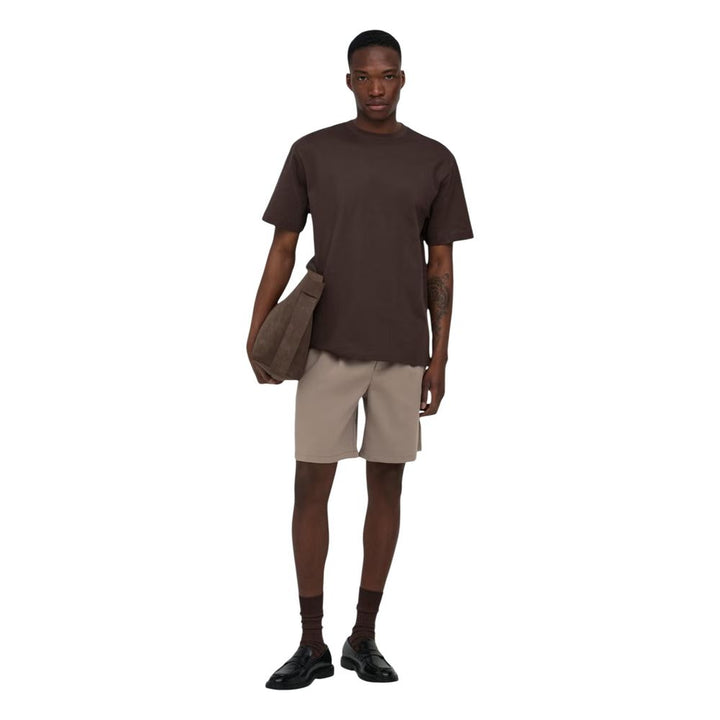 Only &amp; Sons Beige Recycled Polyester Bermuda Shorts