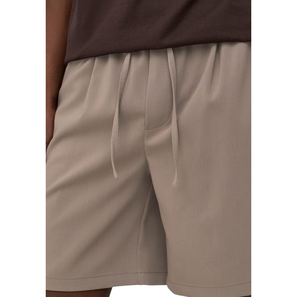 Only &amp; Sons Beige Recycled Polyester Bermuda Shorts