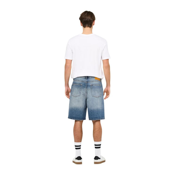 Only &amp; Sons Light Blue Organic Cotton Bermuda Shorts