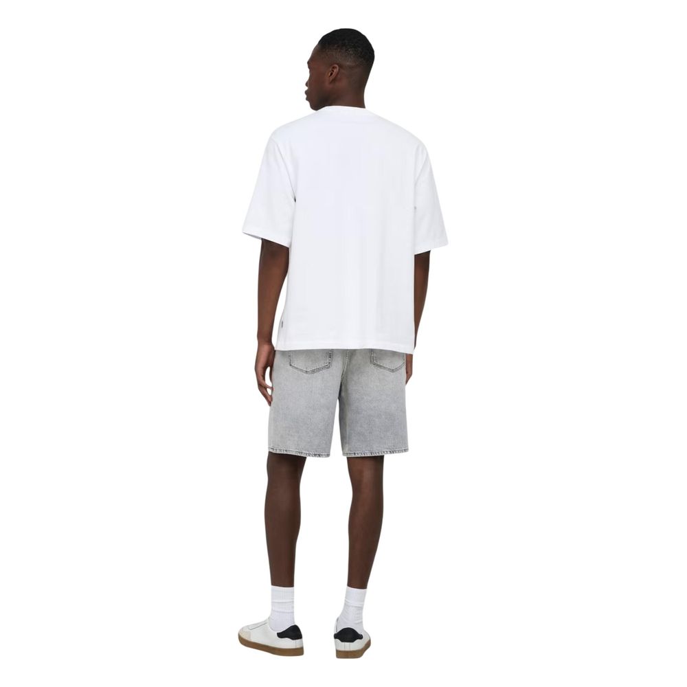 Only &amp; Sons Gray Cotton Bermuda Shorts