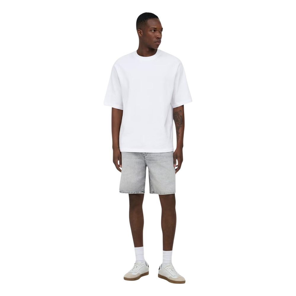 Only &amp; Sons Gray Cotton Bermuda Shorts
