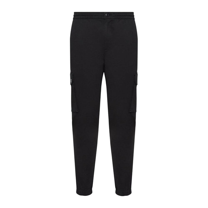 Calvin Klein Jeans Black Cotton Casual Pants