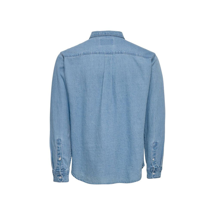 Only &amp; Sons Light Blue Denim Shirt