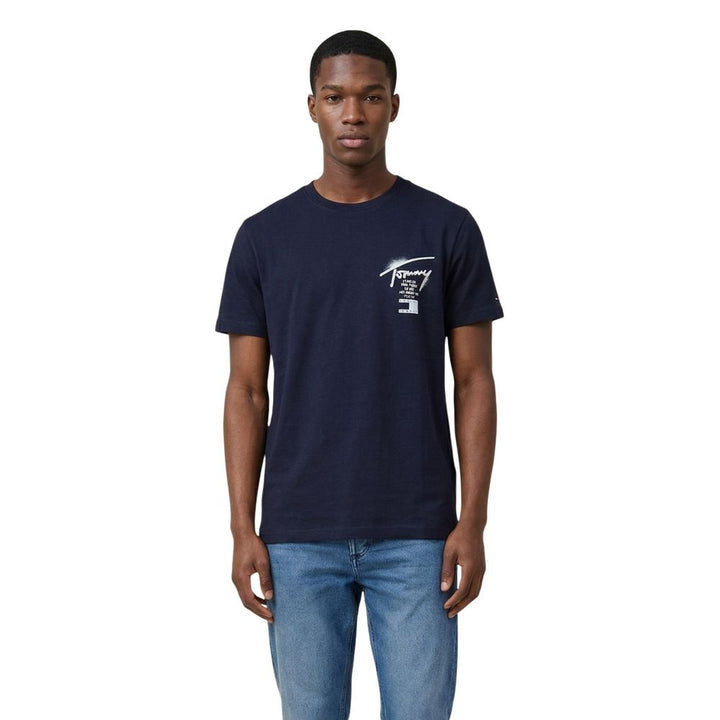 Tommy Hilfiger Jeans Blue Recycled Cotton T-Shirt
