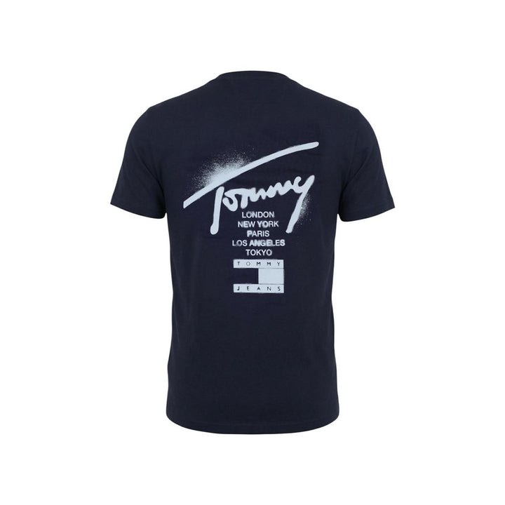 Tommy Hilfiger Jeans Blue Recycled Cotton T-Shirt