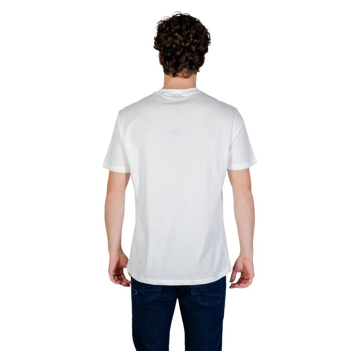 Armani Exchange White Cotton T-Shirt
