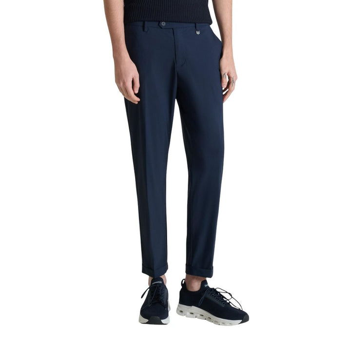 Antony Morato Blue Polyamide Dress Pants