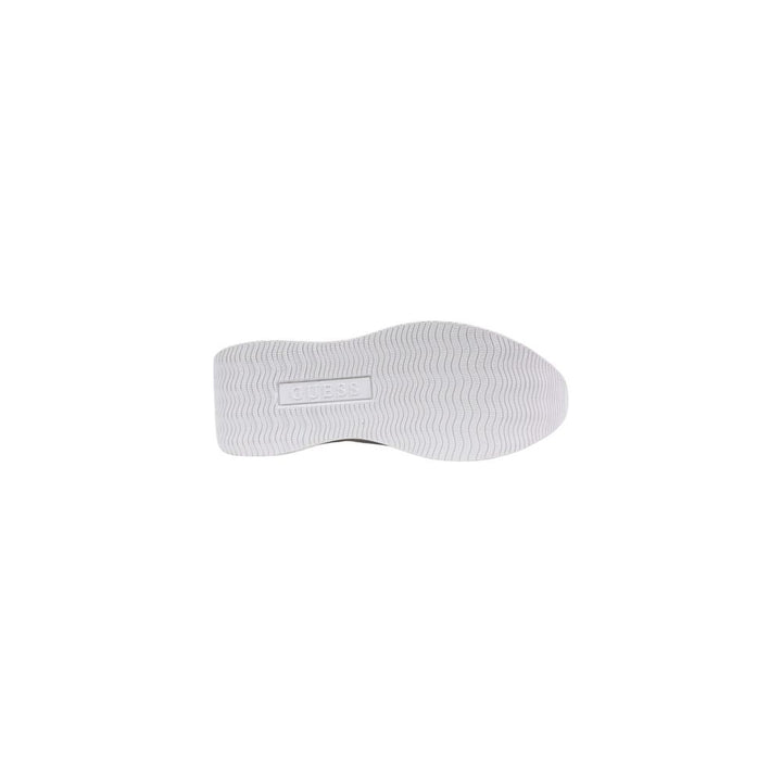 Guess White Polyethylene Platform Sneakers
