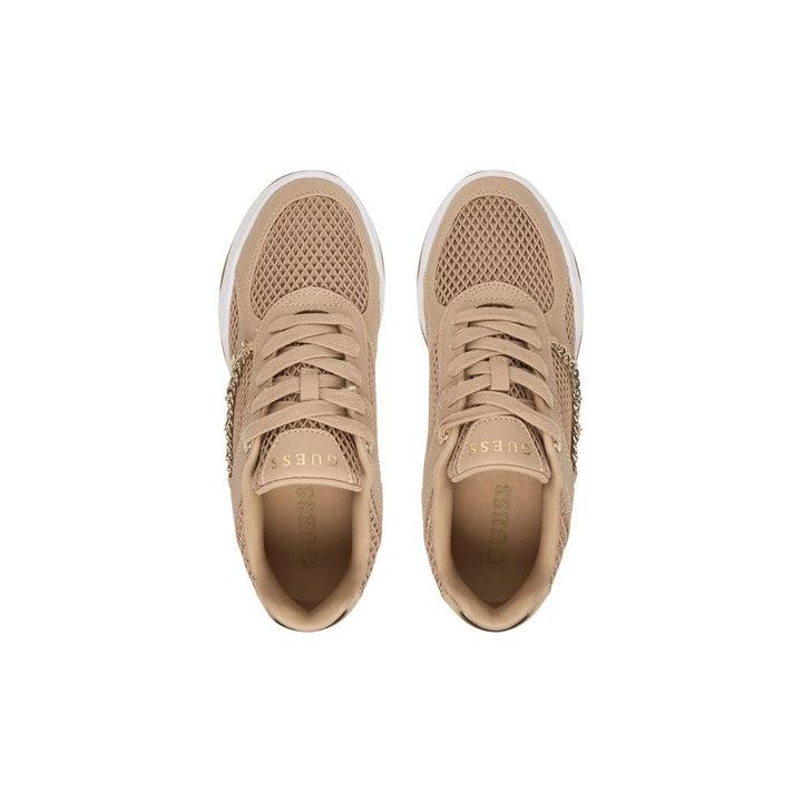 Guess Beige Polyethylene Chunky Sneakers