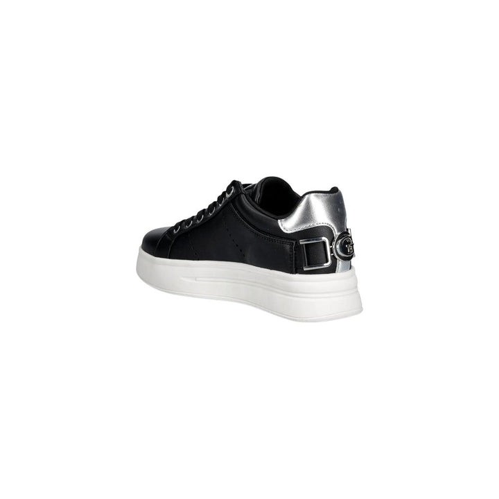 Guess Black Polyethylene Platform Sneakers
