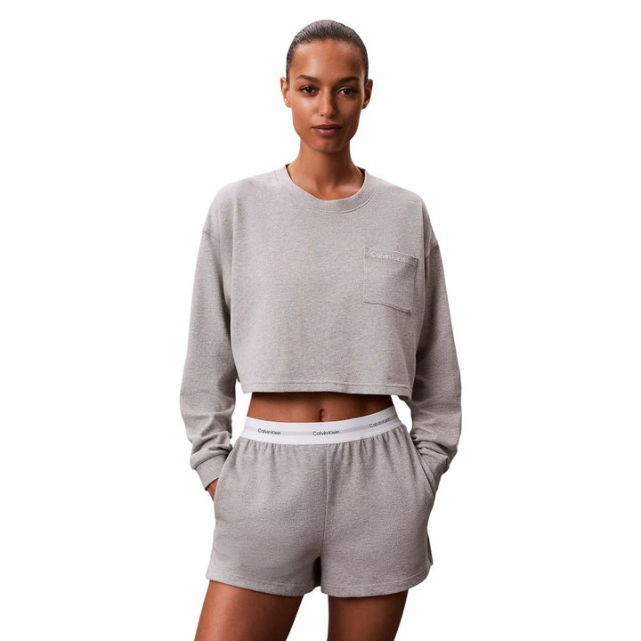 Calvin Klein Underwear Gray Cotton Bottoms Sleepwear