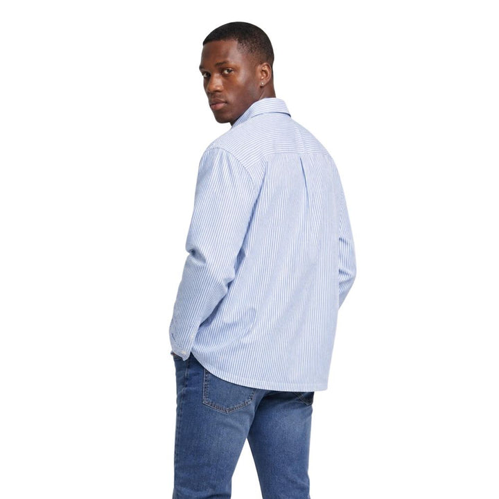 Only &amp; Sons Blue Cotton Pattern Shirt