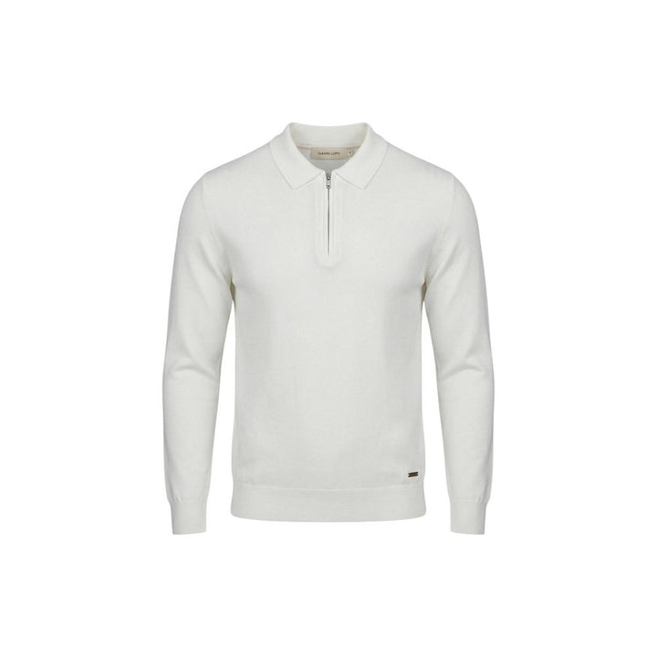 Gianni Lupo White Viscose Sweatshirt