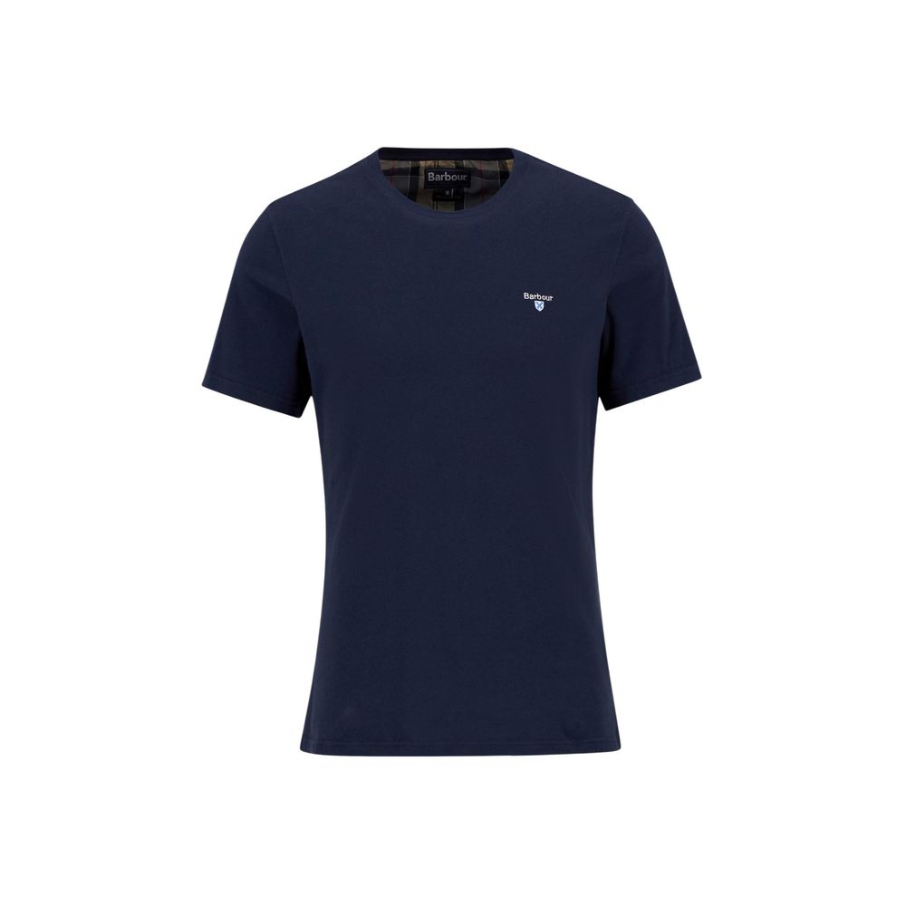 Barbour Blue Cotton T-Shirt