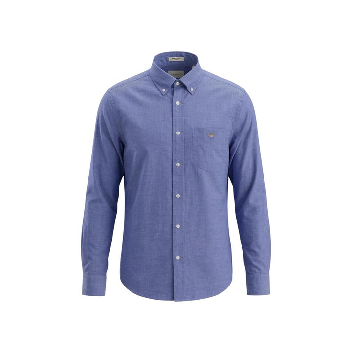Gant Blue Cotton Dress Shirt