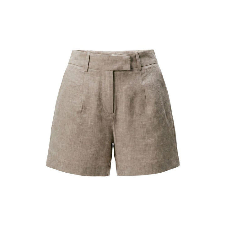 Only Beige Recycled Polyester Bermuda Shorts