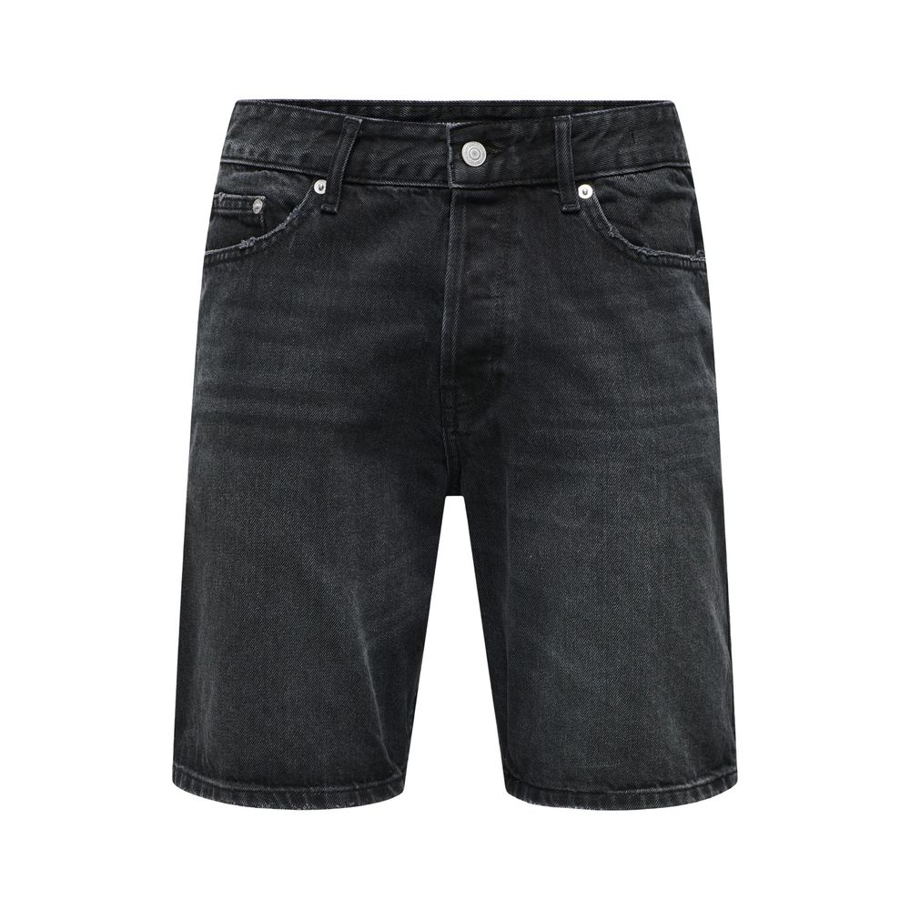 Only &amp; Sons Black Denim Shorts