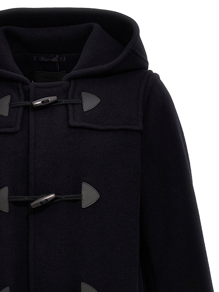 Prada Blue Wool Coat