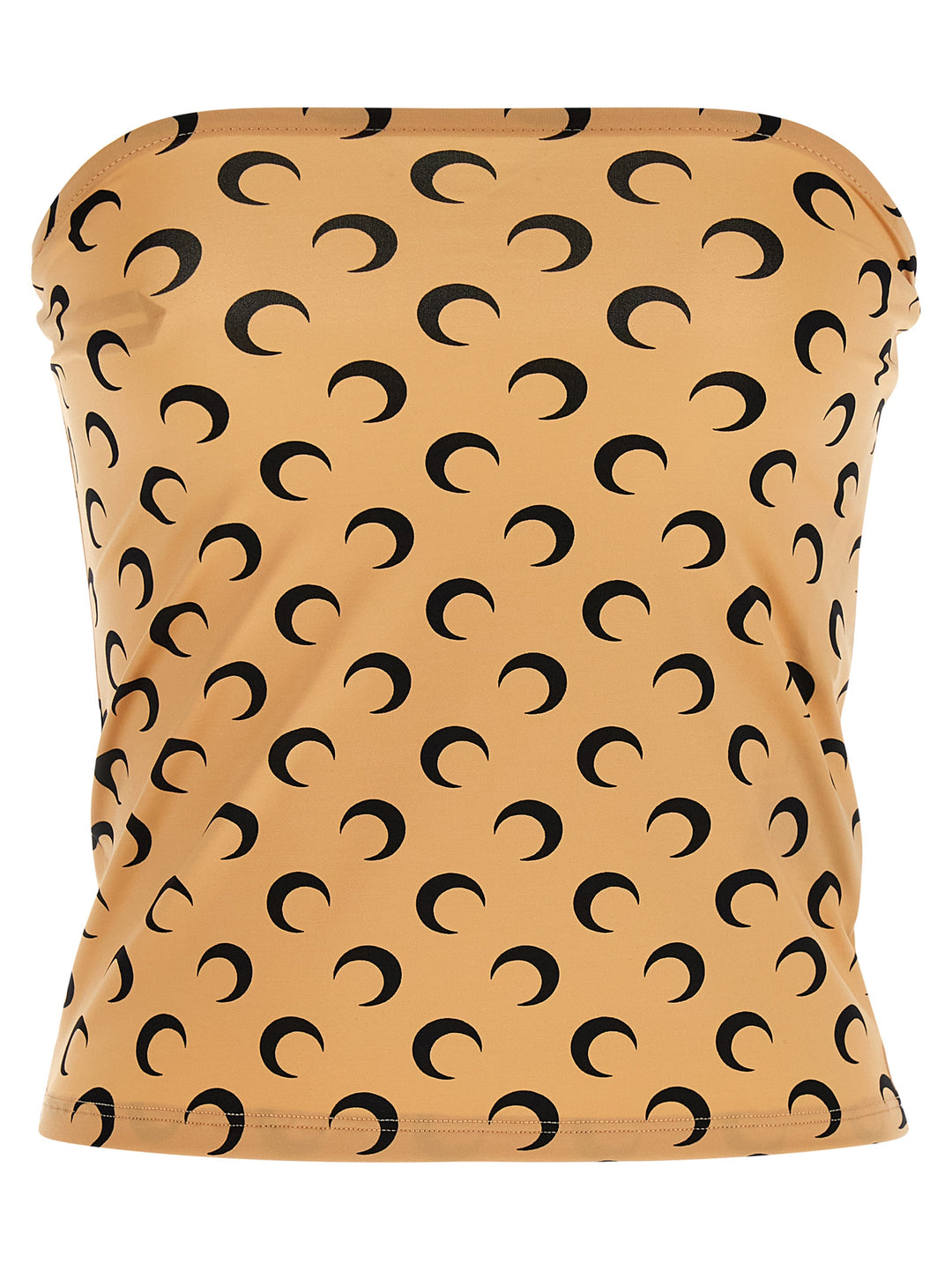 Marine Serre Beige Polyamide T-Shirt