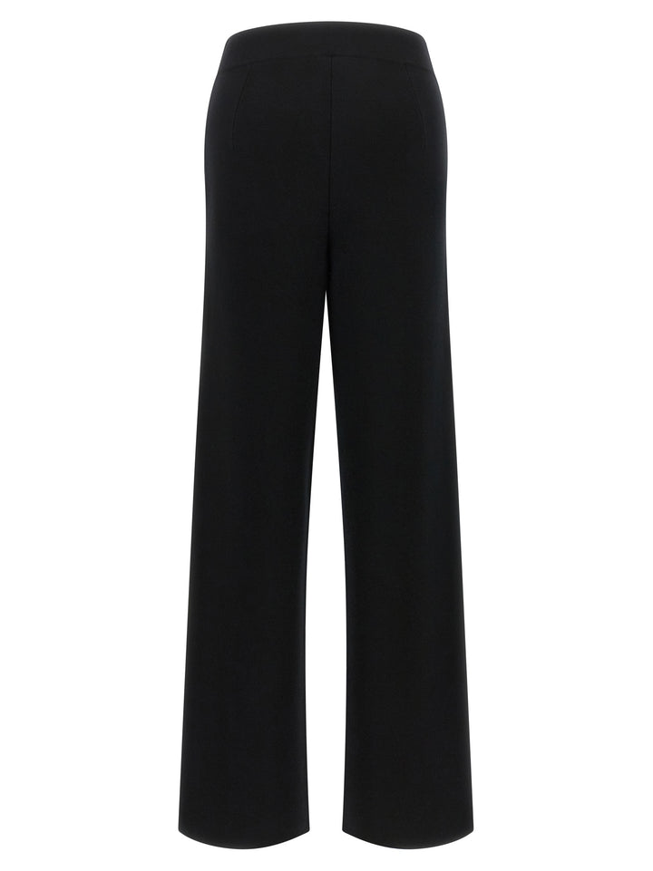 Max Mara Black Wool Casual Pants