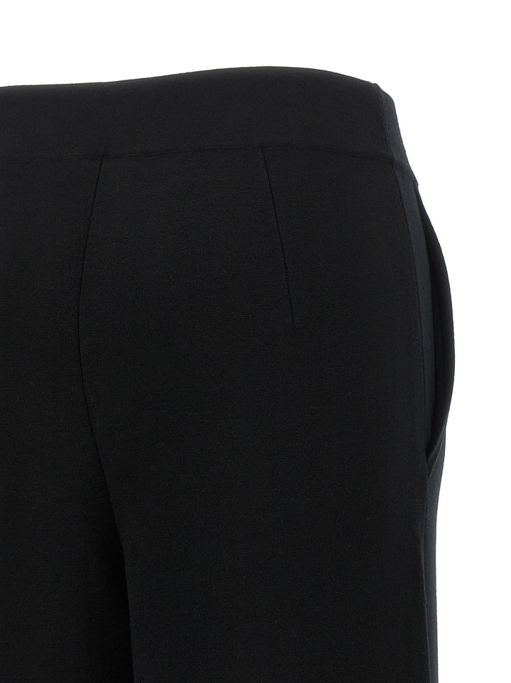Max Mara Black Wool Casual Pants