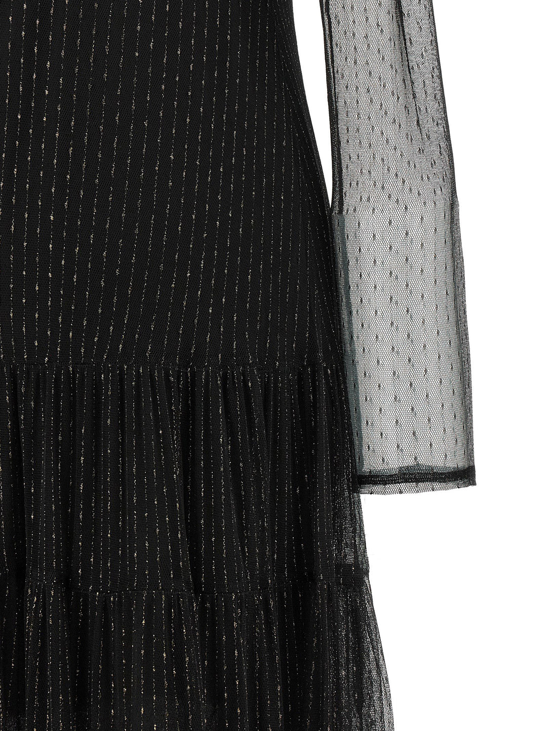Twinset Black Polyamide Long Dress