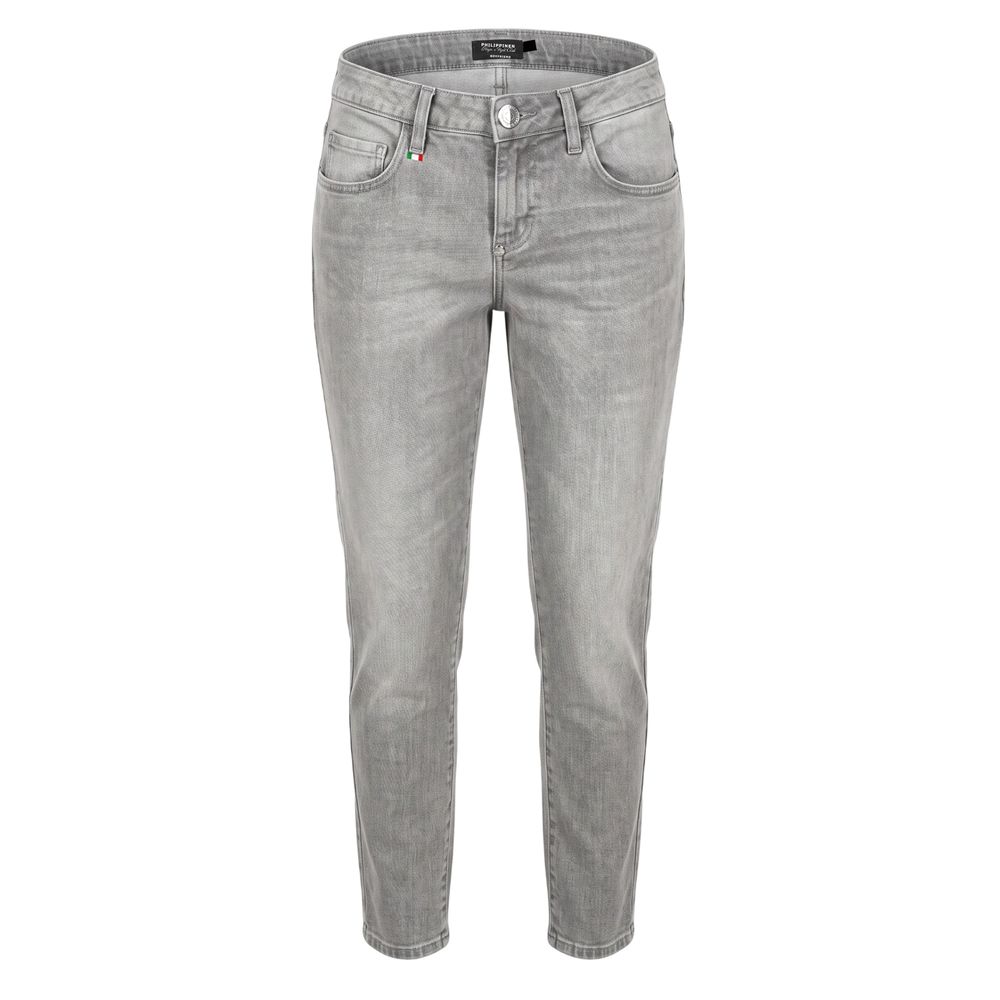 Philipp Plein Grey Cotton Women&