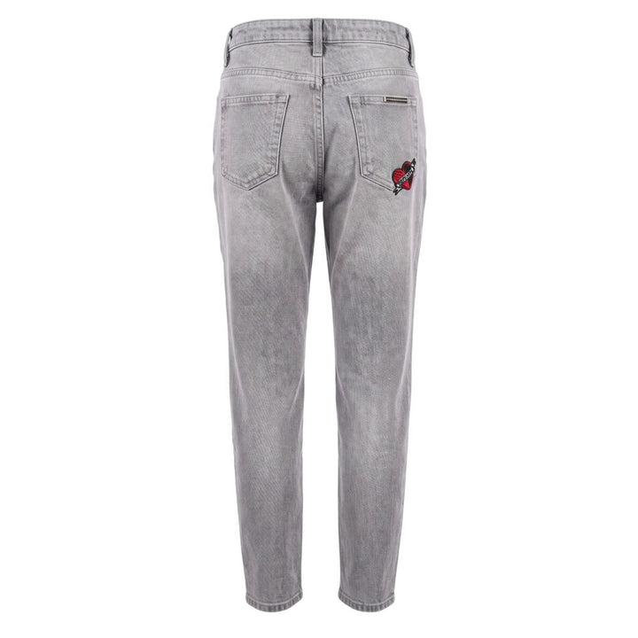 Philipp Plein Grey Cotton Women&