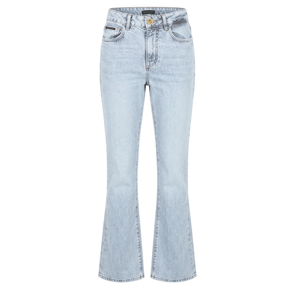 Philipp Plein Blue Cotton Women&