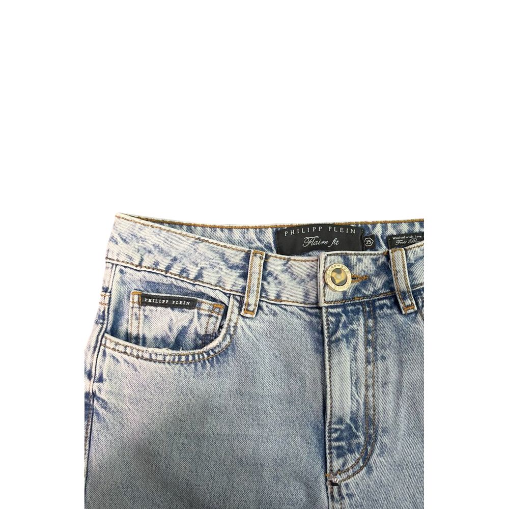 Philipp Plein Blue Cotton Women&