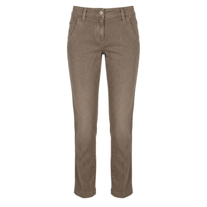 Jacob Cohen Brown Cotton Women Pants