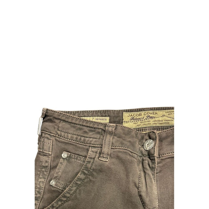 Jacob Cohen Brown Cotton Women Pants