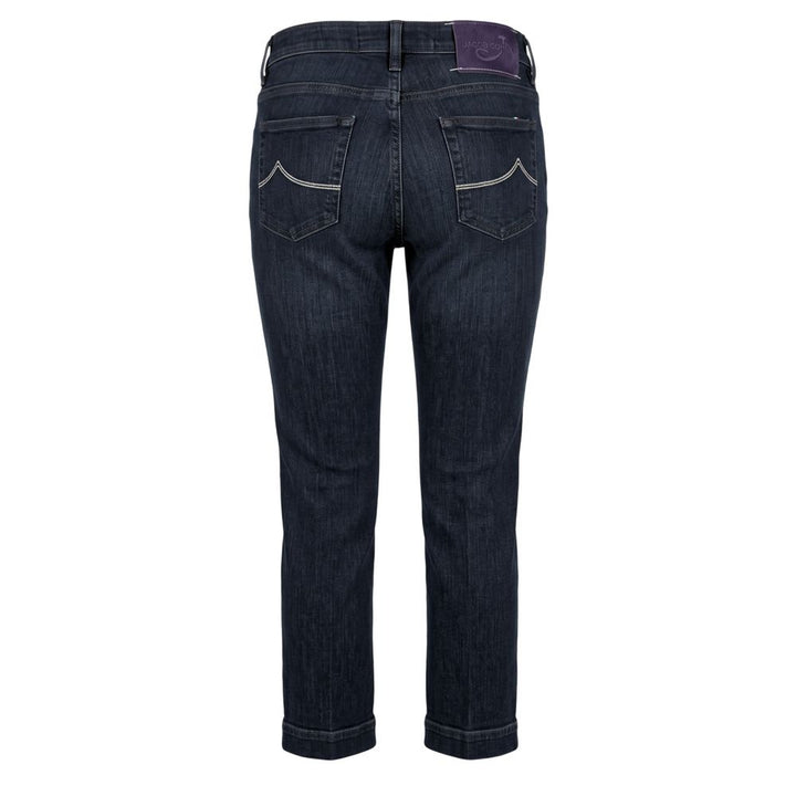 Jacob Cohen Blue Cotton Women Jeans