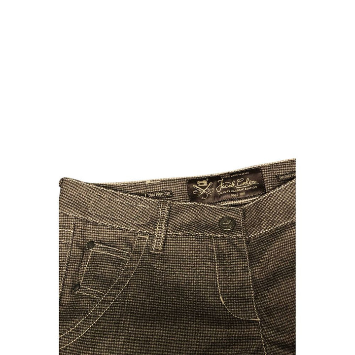 Jacob Cohen Brown Wool Women Pants