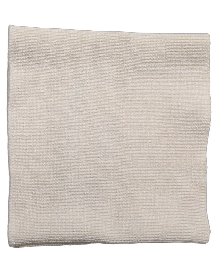 Dolce &amp; Gabbana Men White Polyester Knitted Neck Warmer Scarf