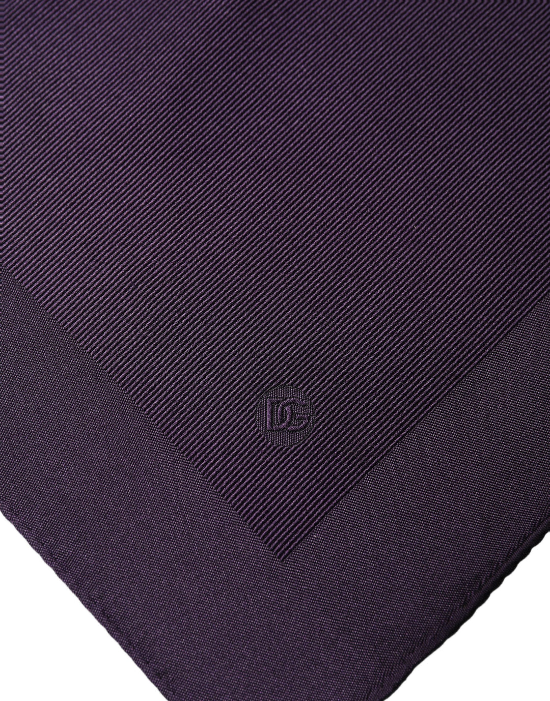 Dolce &amp; Gabbana Men Purple Square Handerkerchief Pocket Scarf