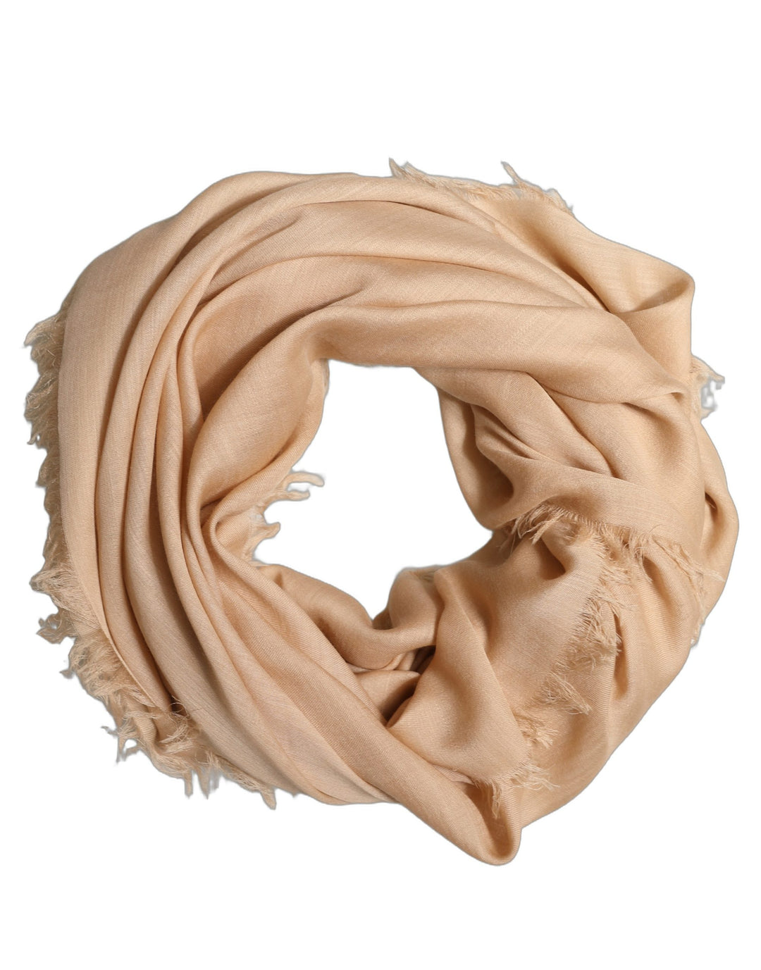 Dolce &amp; Gabbana Beige Silk Wool Fringed Men Lace Stole Scarf