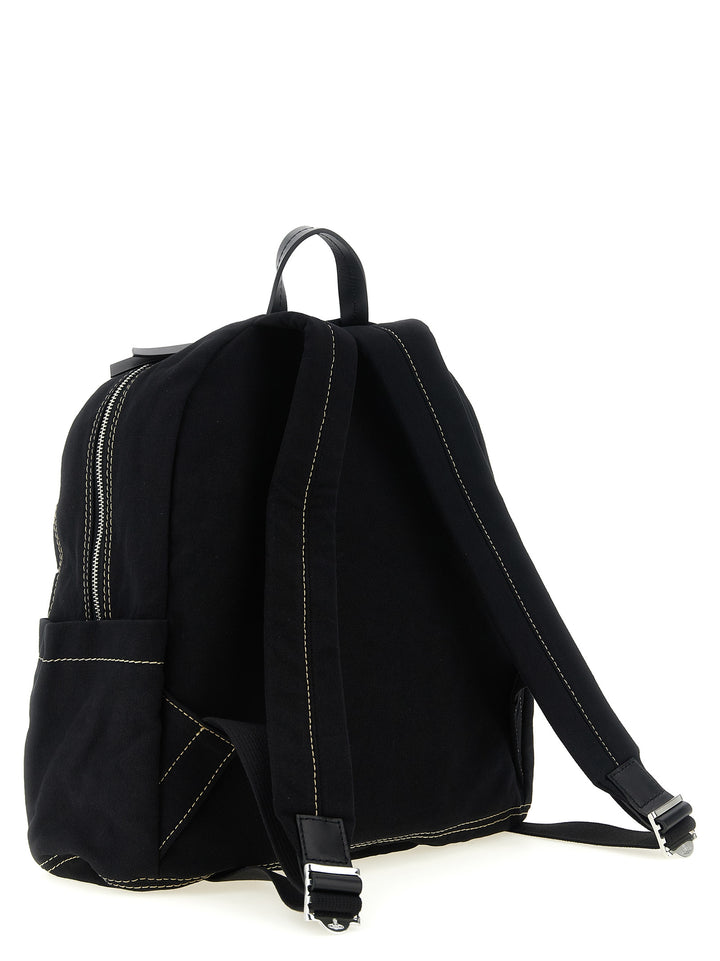 Vivienne Westwood Black Cotton Backpack