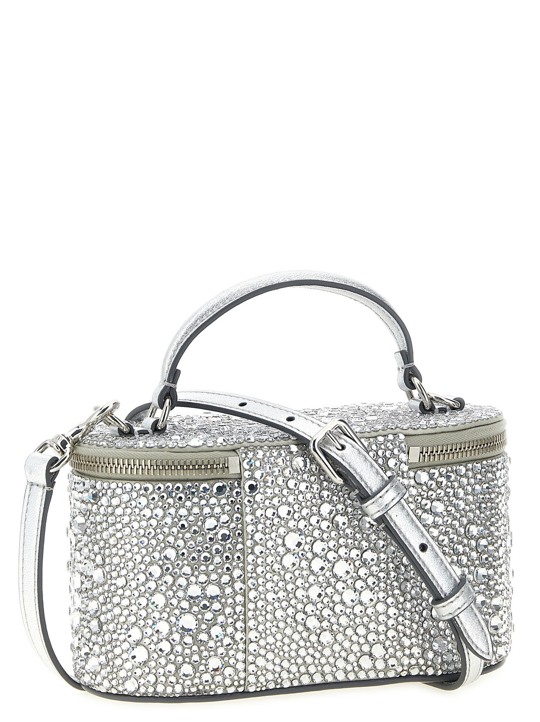 Valentino Garavani Silver Viscose Handbag