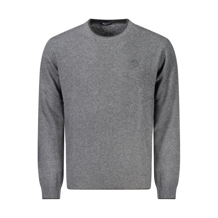 North Sails Grigio Wool Men Sweater