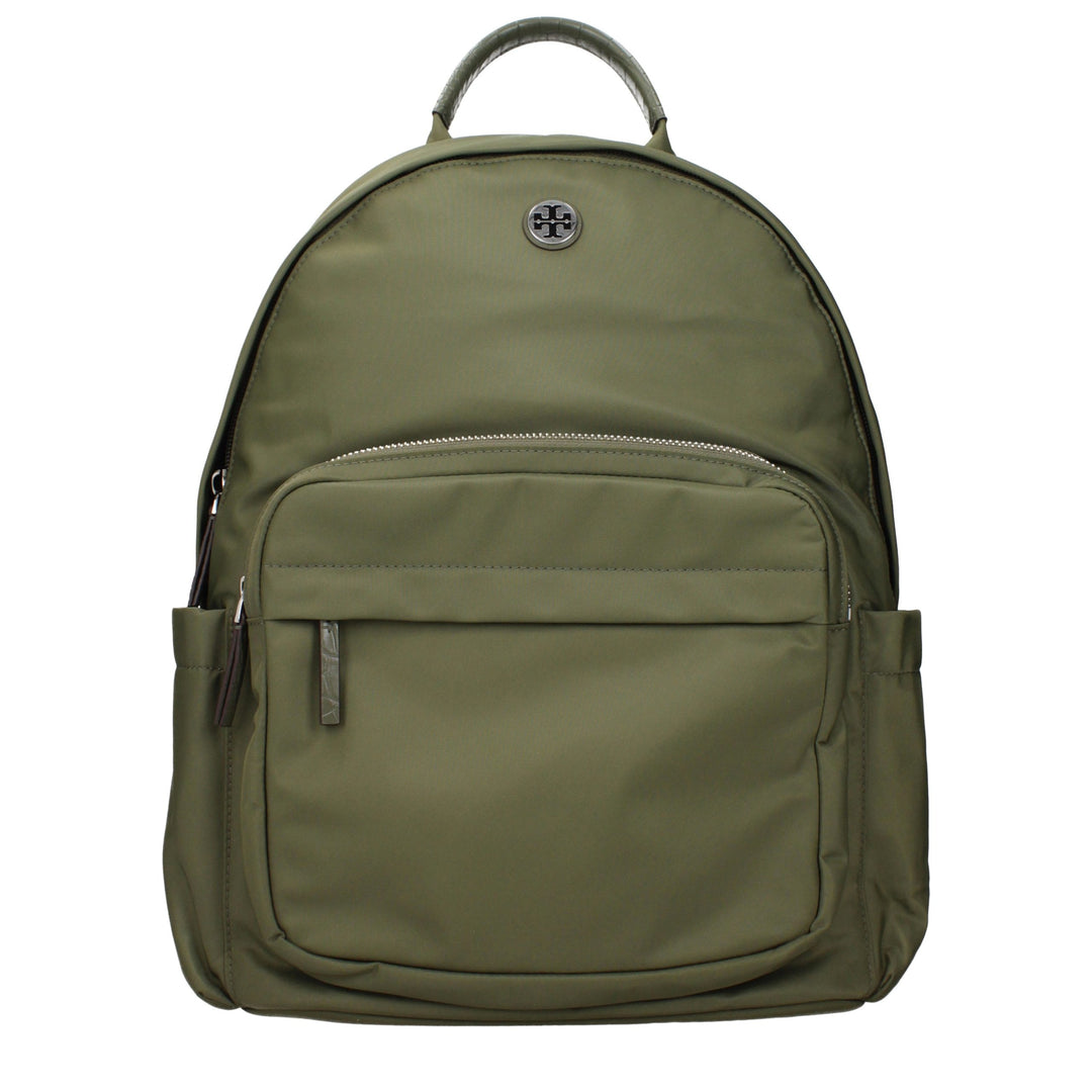 Tory Burch Green Nylon Backpack