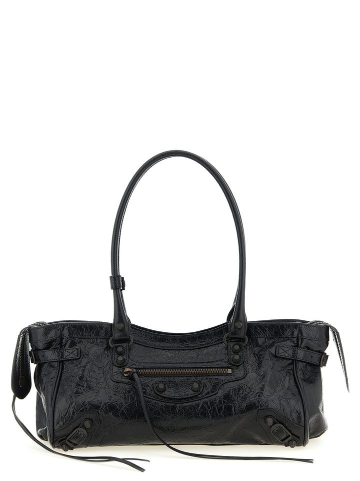 Balenciaga Black Lamb Leather Shoulder Bag
