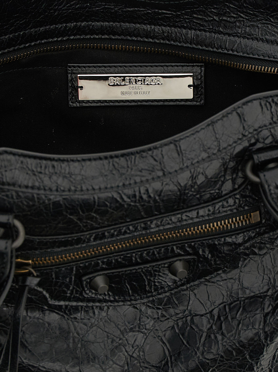 Balenciaga Black Lamb Leather Shoulder Bag