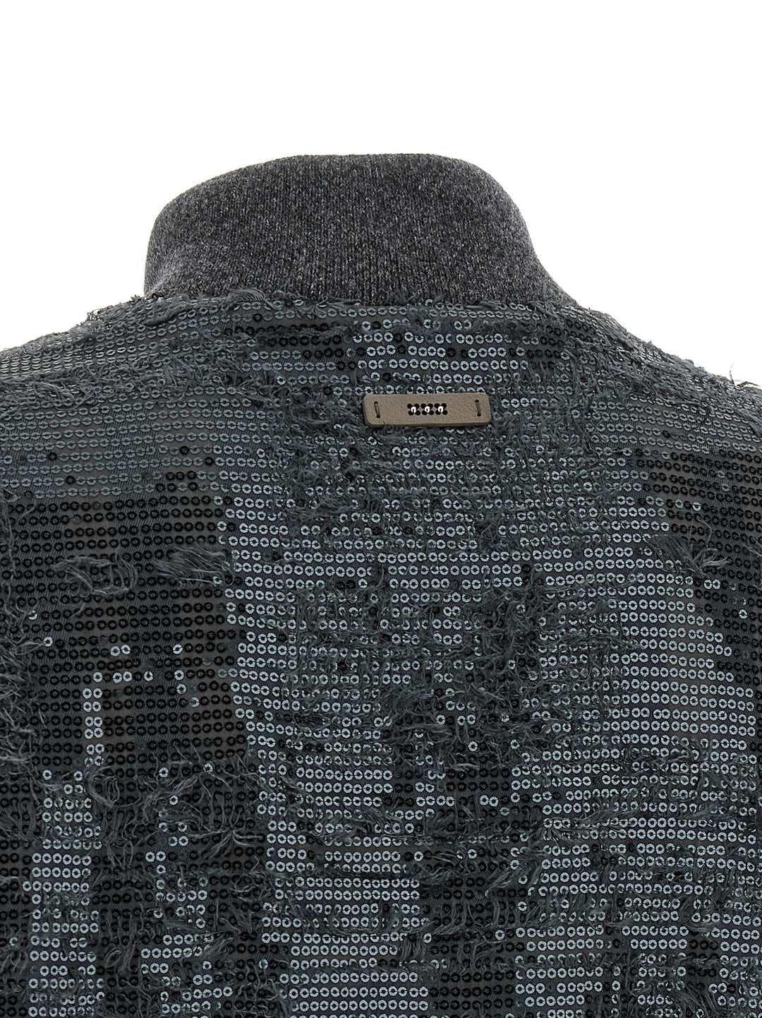 Peserico Gray Polyester Sleeveless Jacket