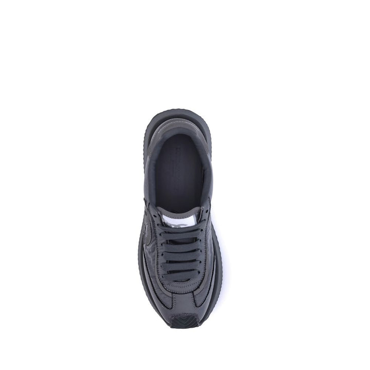 Dolce &amp; Gabbana Black Fabric Athletic Sneakers