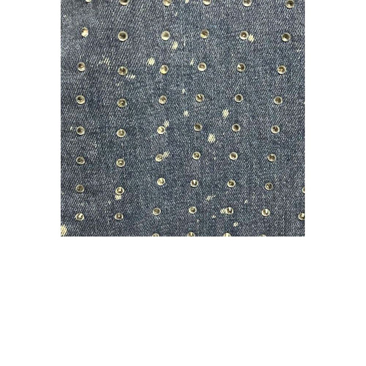 Philipp Plein Blue Cotton Women Jeans