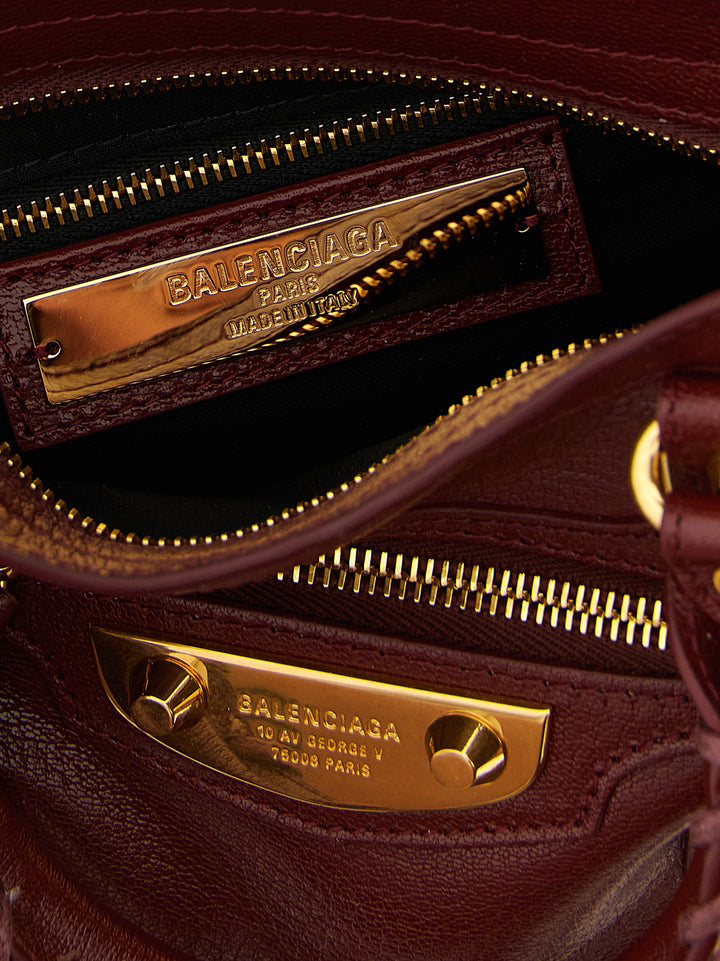 Balenciaga Bordeaux Goatskin Handbag